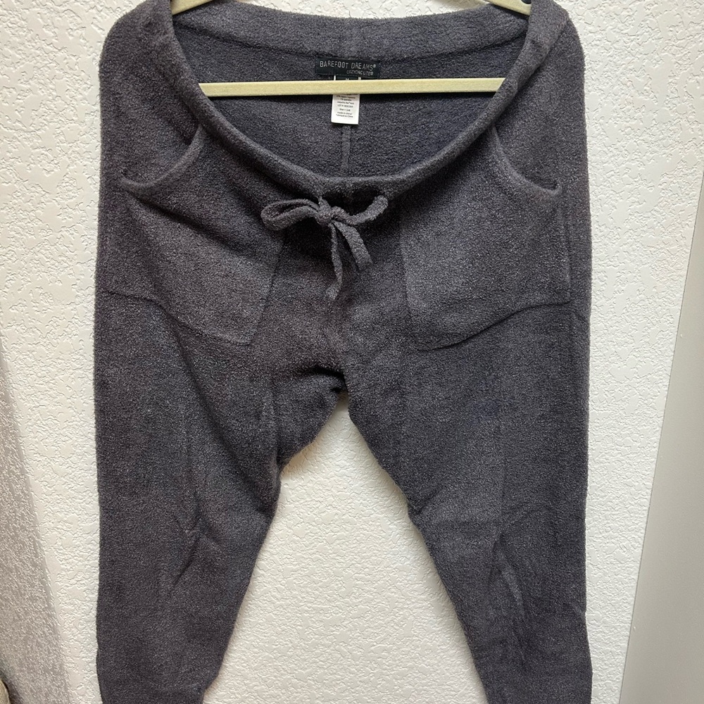 Barefoot Dreams Charcoal Knit Lounge Pants